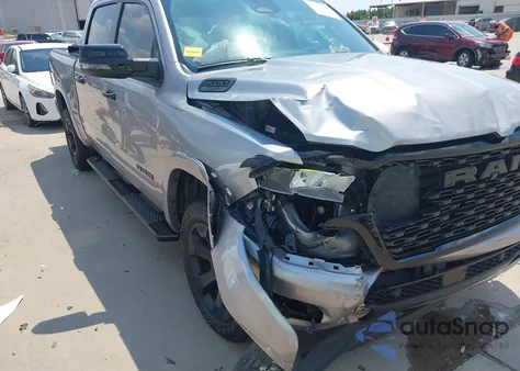 2025 Ram 1500 Big Horn 4X4 5'7 Box из США, поврежденный, VIN 1C6SRFFP3SN521880